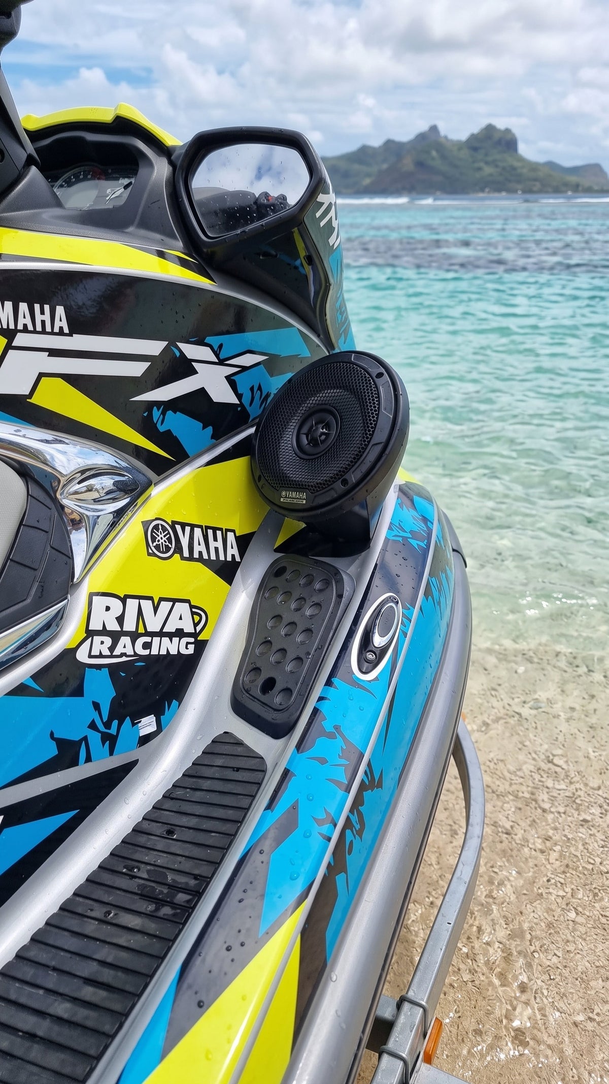 Yamaha FX 2005-2008 | Caixas para colunas de 8"