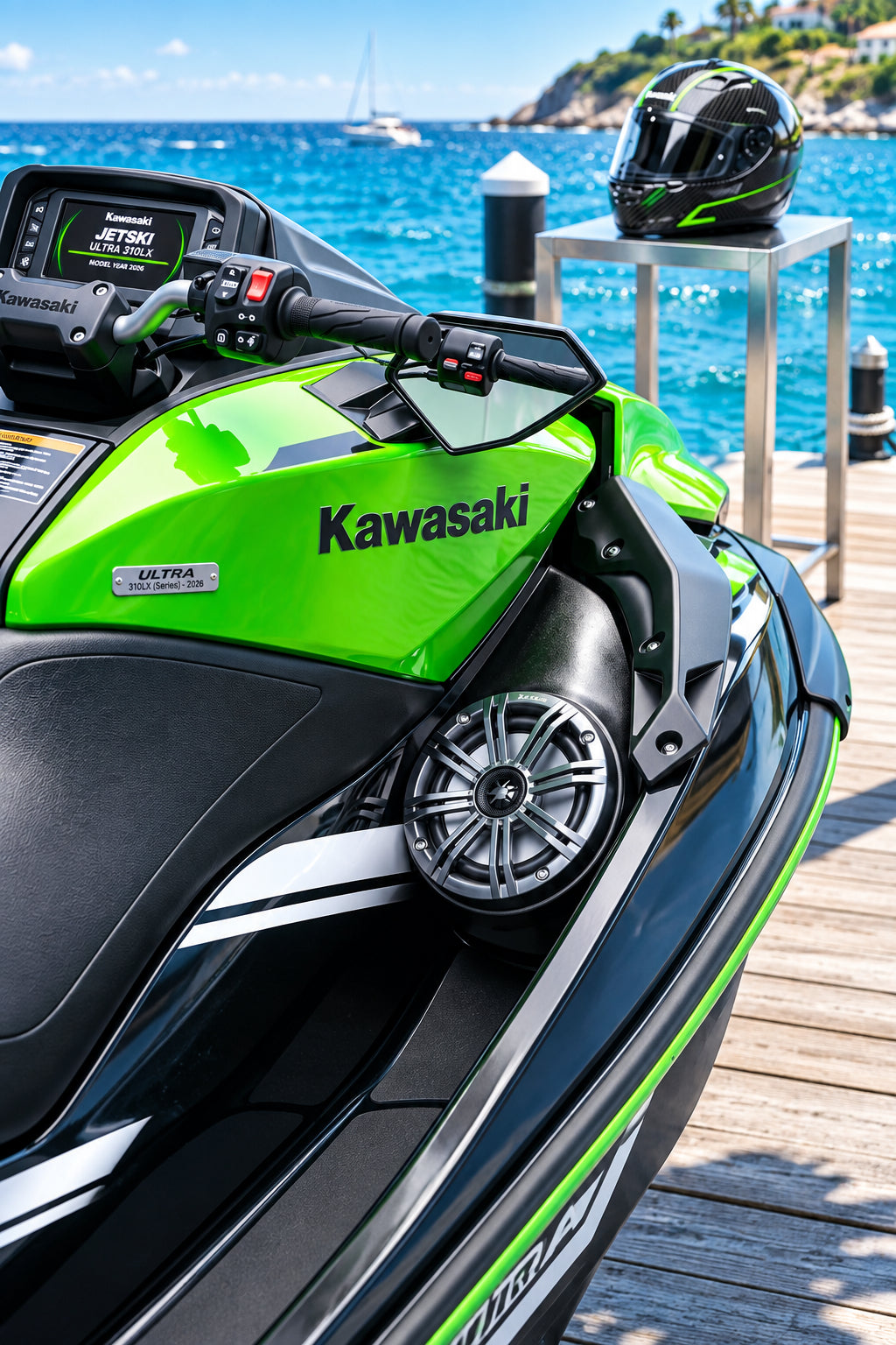Kawasaki Ultra 2023-2026 | Caixas para colunas de 6.5"