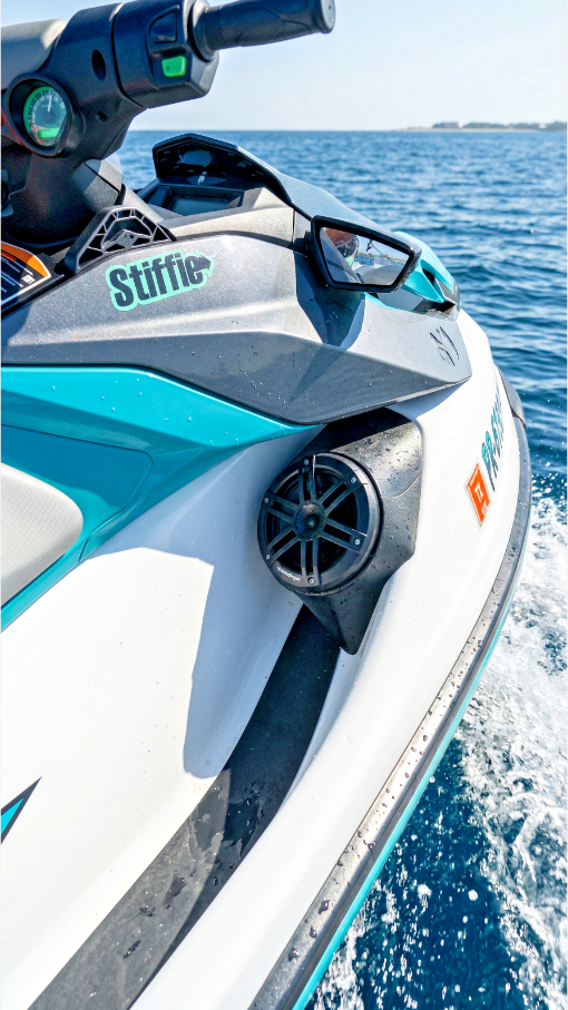 Sea-Doo GTI RXP 2021-2026 | Caixas para altifalantes de 6,5"
