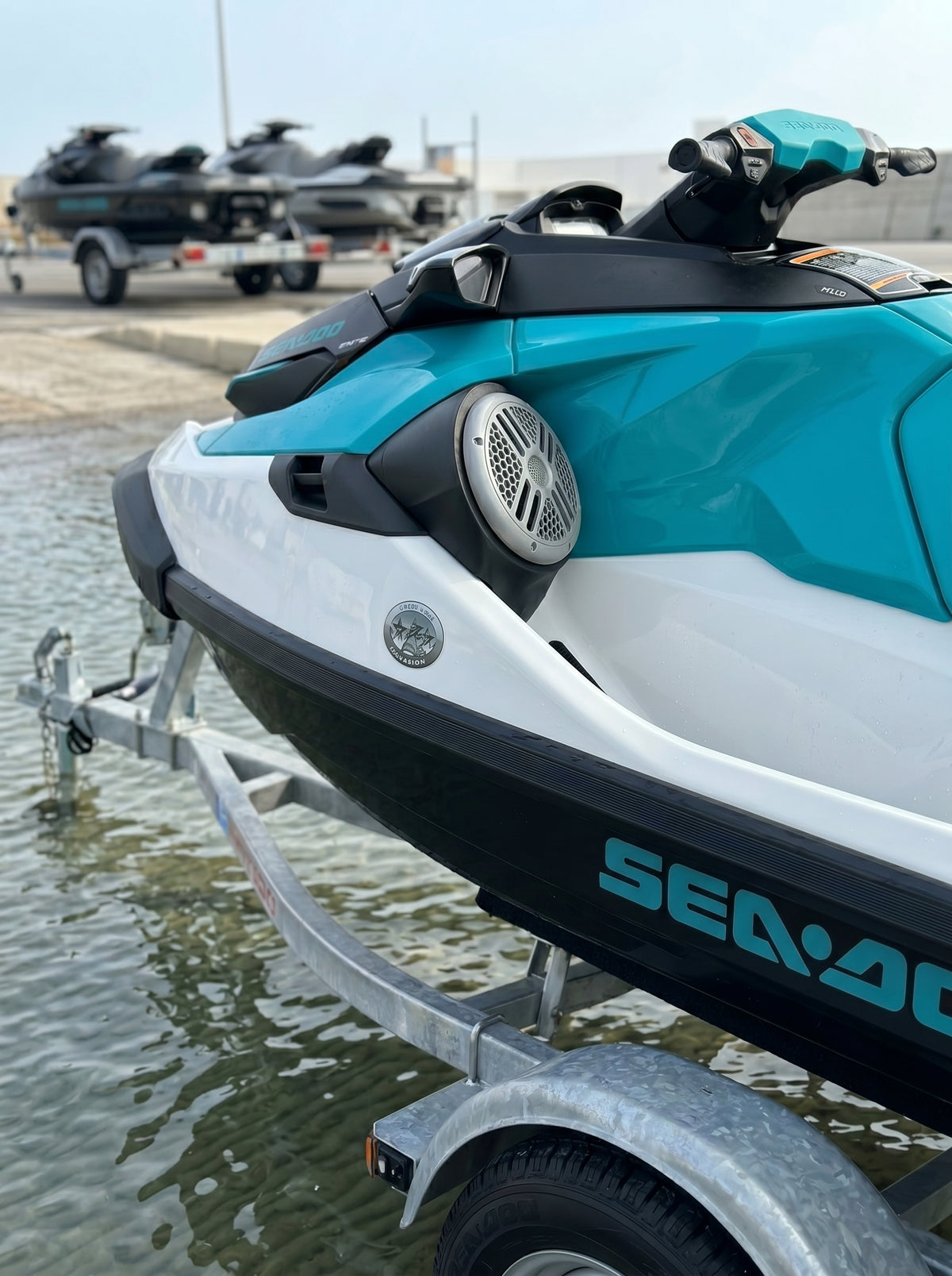 Sea Doo RXT GTX 2020-2026 Caixas para altifalantes e sistemas de áudio de 8"